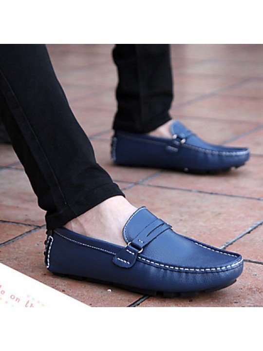 Outdoor / big size / Office & Career / Party & Evening / Casual Leather Loafers Black/Blue/Brown  