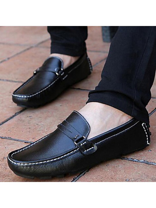 Outdoor / big size / Office & Career / Party & Evening / Casual Leather Loafers Black/Blue/Brown  