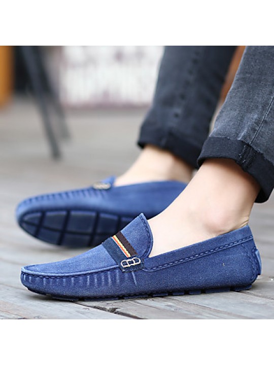 Men's Boat Casual/Drive/Office & Career/Party & Evening Fashion Leather Slipper Shoes Multicolor 39-44  