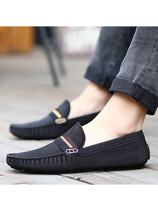 Men's Boat Casual/Drive/Office & Career/Party & Evening Fashion Leather Slipper Shoes Multicolor 39-44  