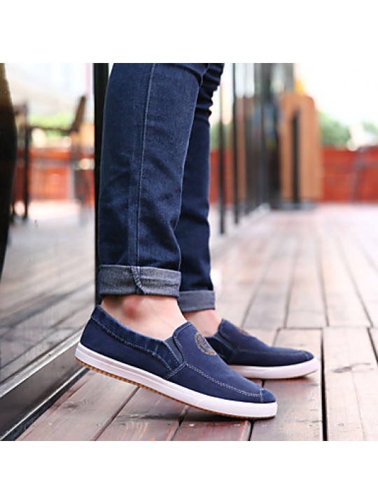 Canvas Office & Career / Casual / Athletic Loafers / Slip-on Office & Career / Casual / Athletic Slip-on Blue / Gray  