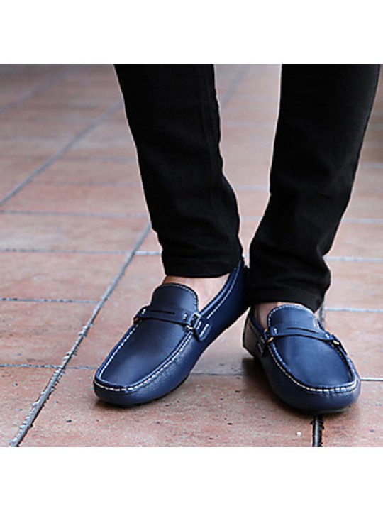 Outdoor / big size / Office & Career / Party & Evening / Casual Leather Loafers Black/Blue/Brown  