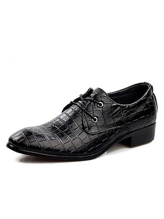 Men's Shoes Libo New Fashion Hot Sale Office & Career / Casual Leather Comfort Oxfords Black / Brown  