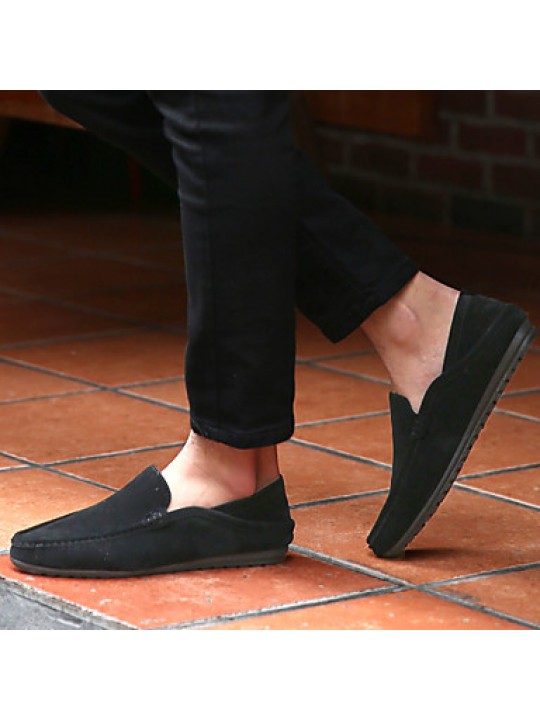 Office & Career / Casual Suede Loafers Black / Blue / Gray  