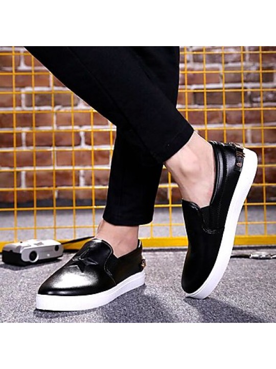   2016 New Style Hot Sale Outdoor / Office / Casual Sunny Loafers Black / White  