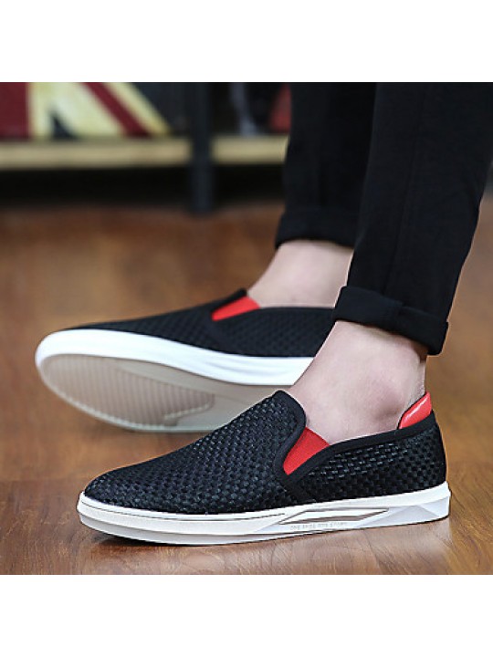 Casual/Outdoor/Travel/Drive Fashion Tulle Leather Slip-on Woven Shoes Multicolor 39-44  