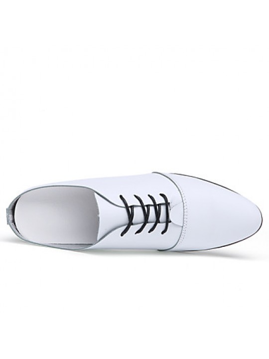 Men's Shoes Office & Career/Party & Evening/Casual Fashion PU Leather Oxfords Slip-on Shoes Black/White 39-44  