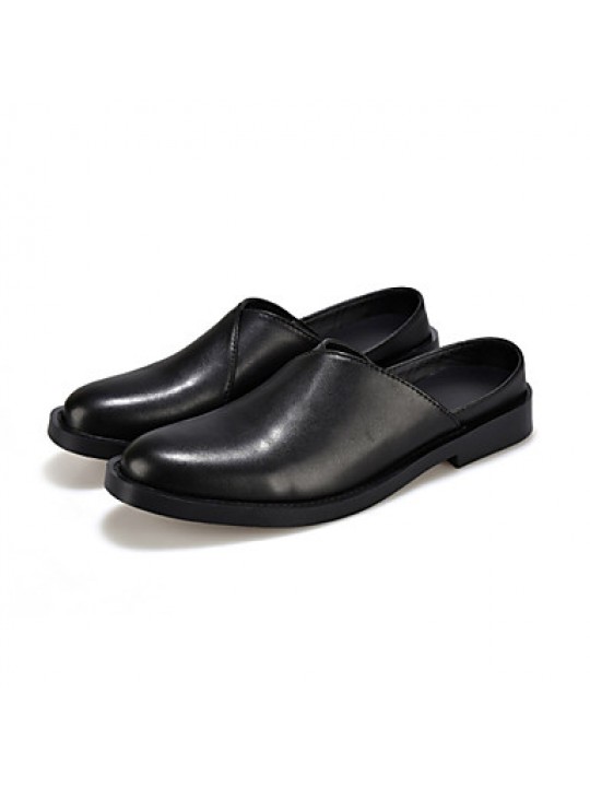 Men's Shoes Casual Leatherette Clogs & Mules Black/Brown/White  