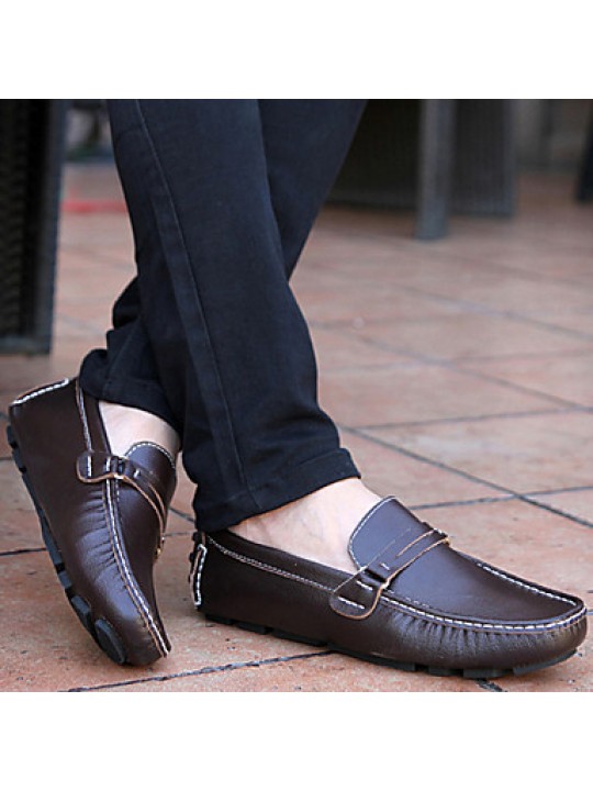 Outdoor / big size / Office & Career / Party & Evening / Casual Leather Loafers Black/Blue/Brown  