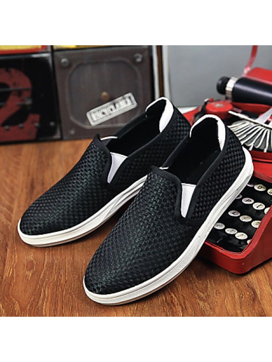 Casual/Outdoor/Travel/Drive Fashion Tulle Leather Slip-on Woven Shoes Multicolor 39-44  