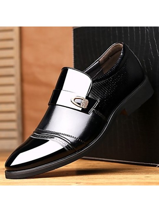 New Style Hot Sale Office & Career/Casual Patent Leather Loafers Black / Brown  