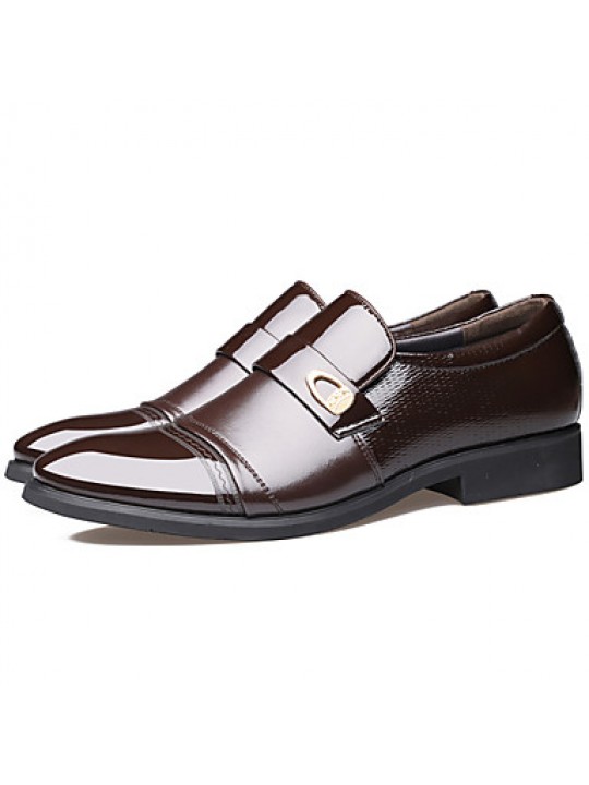 New Style Hot Sale Office & Career/Casual Patent Leather Loafers Black / Brown  