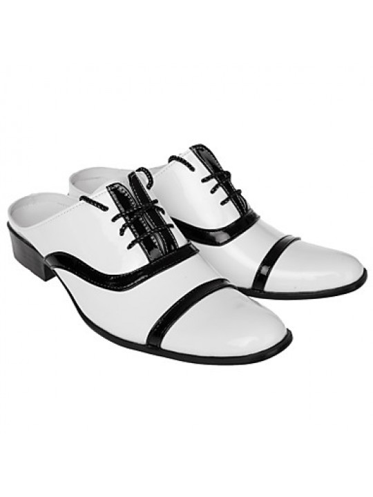 Men's Shoes Casual Leatherette Clogs & Mules White  