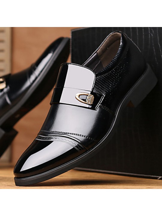 New Style Hot Sale Office & Career/Casual Patent Leather Loafers Black / Brown  