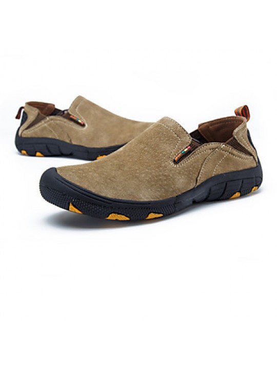 Suede Outdoor / Casual / Athletic Loafers Outdoor / Casual / Athletic Flat Heel Gore Blue / Brown / Gray / Khaki  