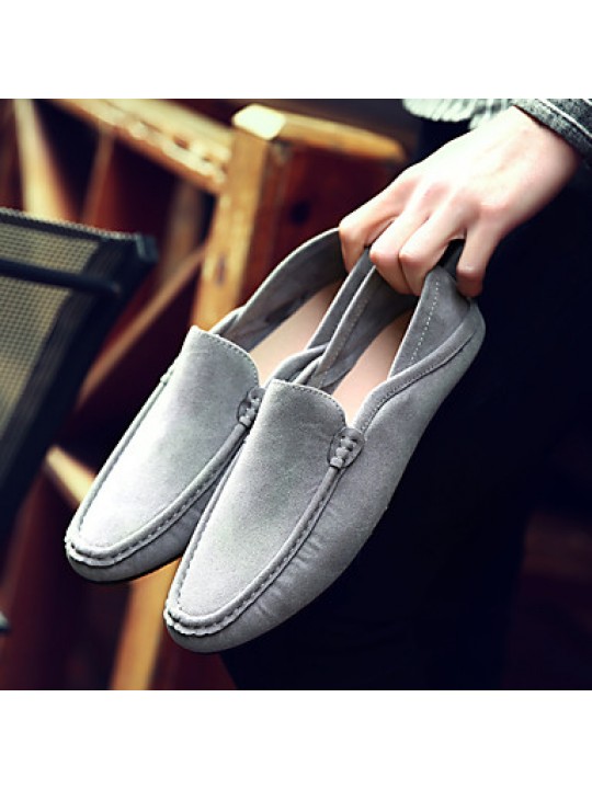 Office & Career / Casual Suede Loafers Black / Blue / Gray  