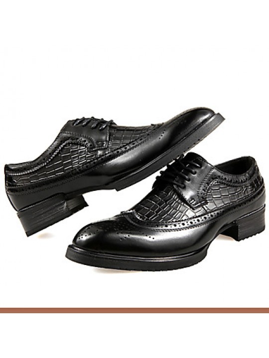 Men's Shoes Office & Career / Party & Evening / Casual Leather Oxfords Black / Brown  