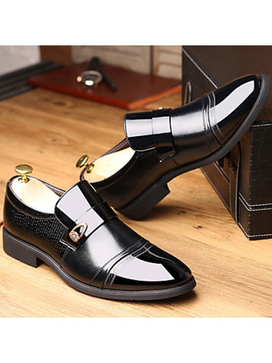 New Style Hot Sale Office & Career/Casual Patent Leather Loafers Black / Brown  