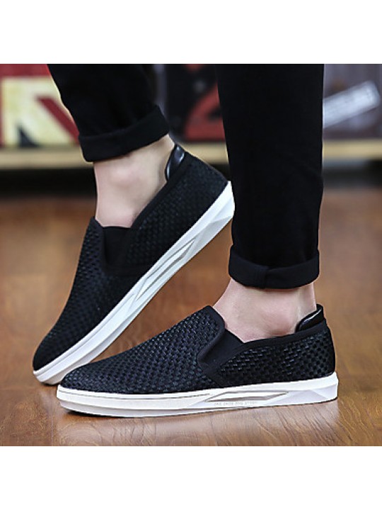 Casual/Outdoor/Travel/Drive Fashion Tulle Leather Slip-on Woven Shoes Multicolor 39-44  