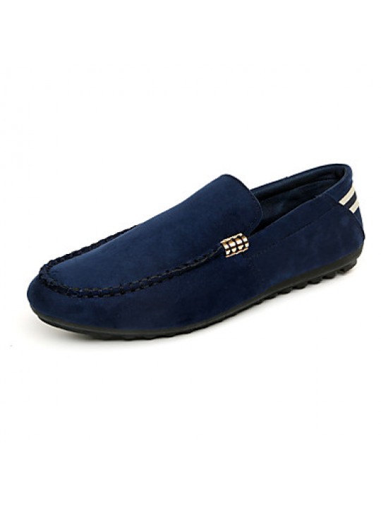 Men Casual Summer Boat Shoes Outdoor / Office Flats Driving Shoes Men   Hombre  Black / Blue  