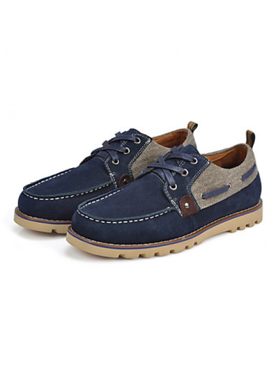 Men's Shoes Office & Career / Casual Suede Fashion Sneakers / Athletic Shoes / Espadrilles Navy  