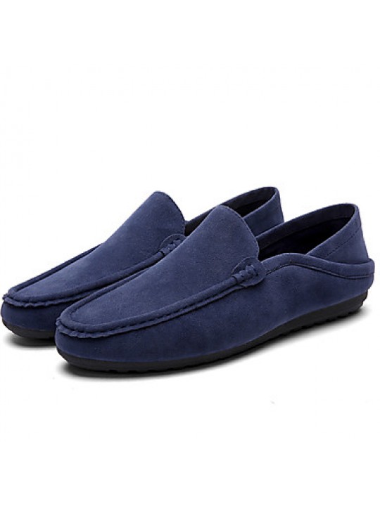 Office & Career / Casual Suede Loafers Black / Blue / Gray  