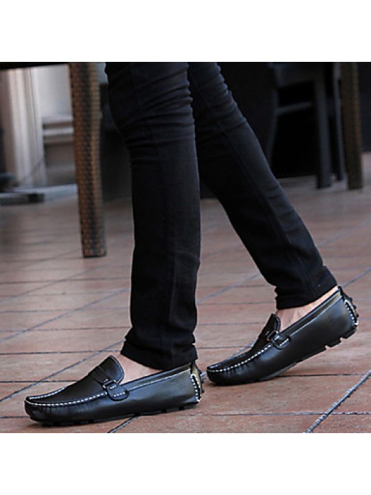 Outdoor / big size / Office & Career / Party & Evening / Casual Leather Loafers Black/Blue/Brown  