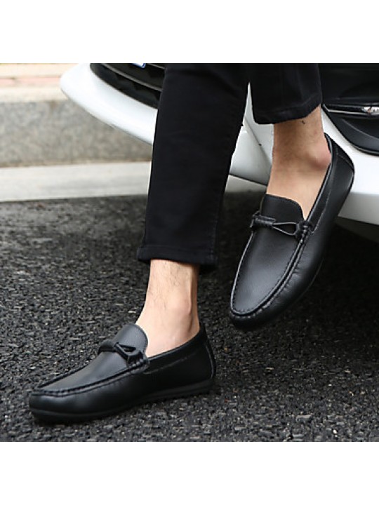 Office & Career / Casual Leather Loafers Black / Yellow / White / Burgundy  