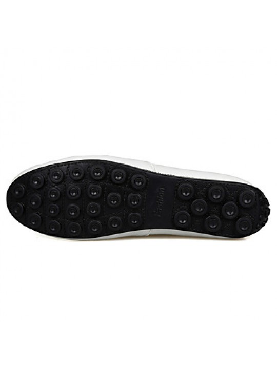 Casual/Office & Career/Drive Fashion PU Leather Shoes Slip-on Woven Shoes Black/White/Bule 39-44  