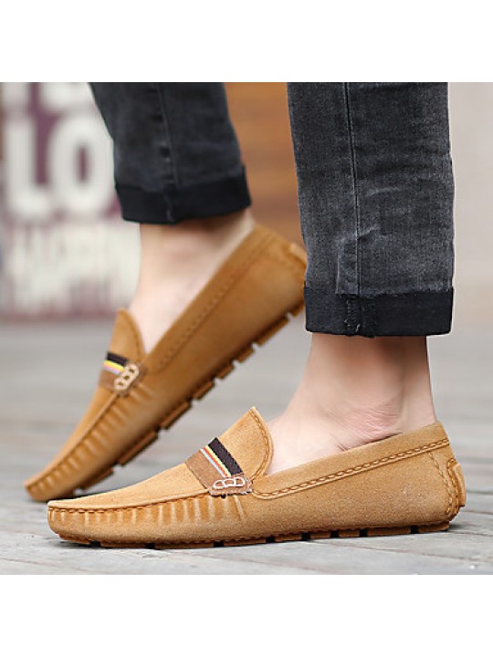 Men's Boat Casual/Drive/Office & Career/Party & Evening Fashion Leather Slipper Shoes Multicolor 39-44  