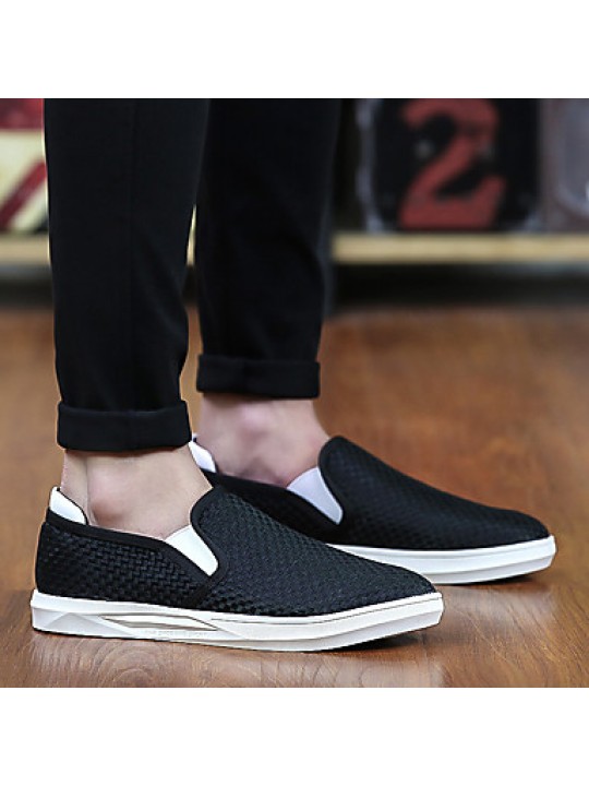 Casual/Outdoor/Travel/Drive Fashion Tulle Leather Slip-on Woven Shoes Multicolor 39-44  