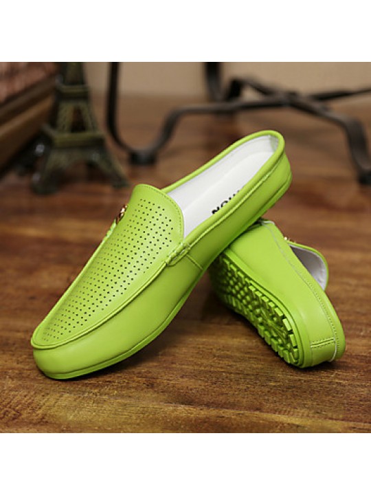 Men's Shoes Casual Clogs & Mules Green/White/Orange  