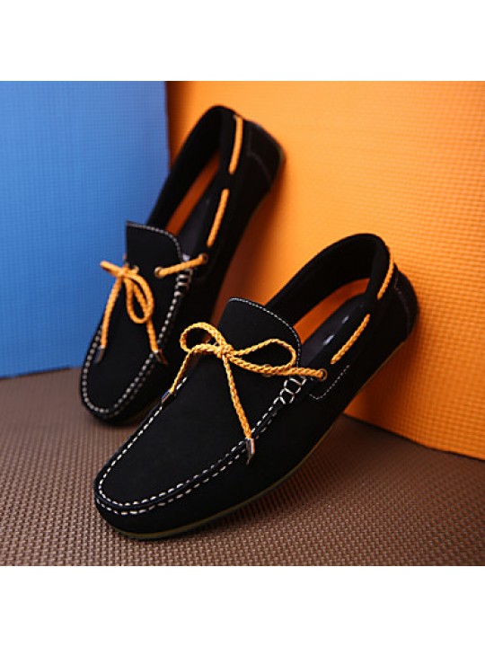 Men's Shoes Outdoor / Office & Career / Party & Evening / Casual  Boat Shoes Black / Blue / Navy / Orange  