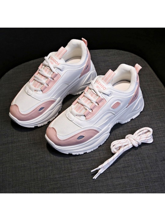 Size:4.5-8.5Women Breathable Platform Sneakers Shoes