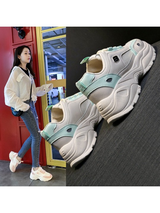 Size:4.5-8.5Women Breathable Platform Sneakers Shoes