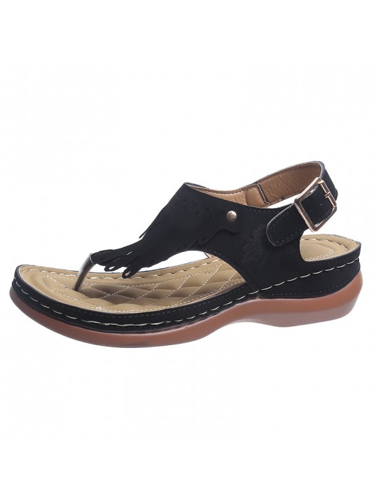 Women'S Fashion Round Toe Scrub Low Top Breathable Beach Sandals