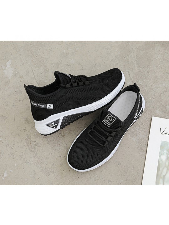 Women Fashion Casual Mesh Fly Woven Breathable Sneaker